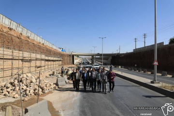 بازدید شهردار شیراز از پروژه های در حال ساخت