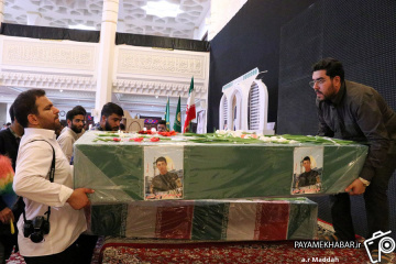 تشییع شهید در شیراز