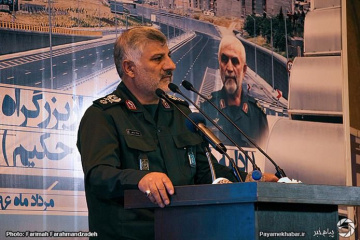 مراسم افتتاحیه تونل شهدای غزه در تهران