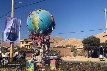پاک سازی محیط زیست روستای قلات شیراز