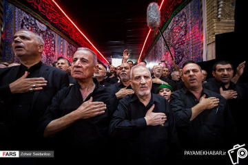 عزاداری شب تاسوعای حسینی در کربلای معلی