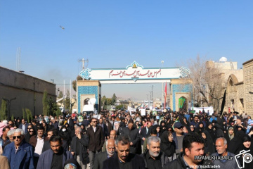 شیراز در سوگ سردار شهید