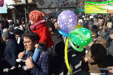 راهپیمایی 22 بهمن در آباده00