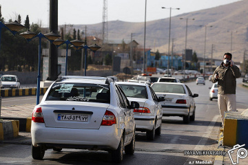 کنترل ورودی شهر شیراز