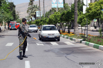 رژه خدمت به مناسبت روز ارتش در شیراز
