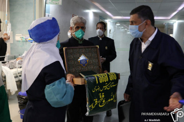 حضور خادمیاران در بیمارستان شهید بهشتی شیراز