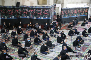 مراسم شام غریبان در مسجد نظام مافی تهران