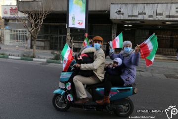 راهپیمایی خودرویی و موتوری ۲۲ بهمن ۹۹ در تهران