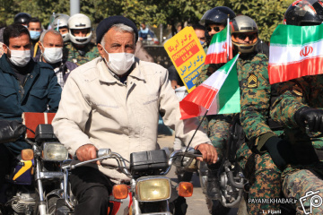 راهپیمایی خودرویی و موتوری ۲۲ بهمن ۹۹ در شیراز