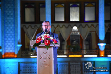 سید احسان اصنافی، شهردار جدید شیراز در مراسم تودیع