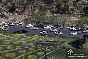 مهمانان نوروزی در شیراز - ترافیک - میدان قرآن - طا