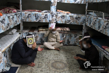 مراسم احیا در زندان مرکزی شیراز