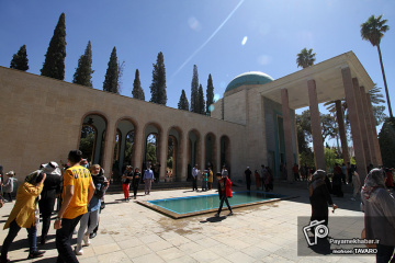 مهمانان نوروزی در سعدیه شیراز