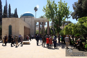 مهمانان نوروزی در سعدیه شیراز