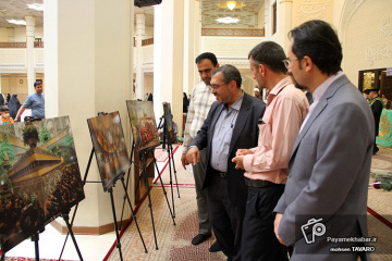 برپایی نمایشگاه عکس دهه کرامت با حضور شهردار شیراز
