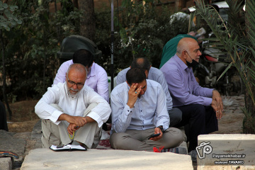 مراسم  دعای عرفه در تپه نورالشهدا شیراز