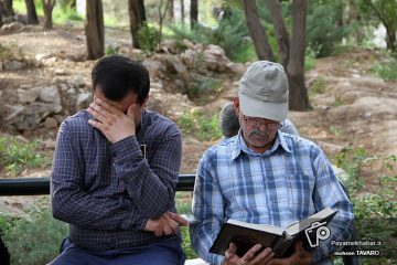 مراسم  دعای عرفه در تپه نورالشهدا شیراز
