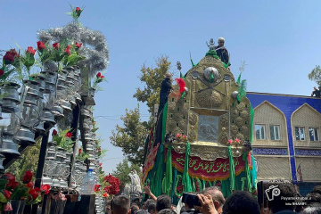 مراسم عزاداری روز عاشورا و نخل گردانی در شهرستان خ