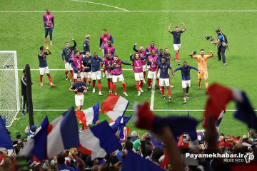 دیدار فرانسه - انگلیس از بازی های جام جهانی 2022 قطر - تماشاگران فرانسه