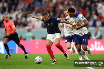 دیدار فرانسه - انگلیس از بازی های جام جهانی 2022 قطر