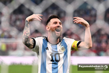 دیدار کرواسی - آرژانتین از بازی های جام جهانی 2022 قطر - لیونل مسی