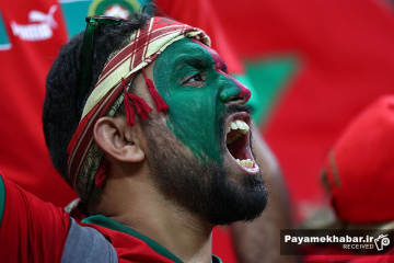 دیدار فرانسه - مراکش از بازی های جام جهانی 2022 قطر - تماشاگران مراکش