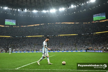 دیدار آرژانتین - فرانسه از بازی های جام جهانی 2022 قطر (فینال مسابقات) - لیونل مسی