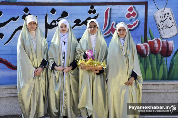 جشن نیکوکاری در مدرسه دالکی‎ شیراز - سرود دانش آموزی