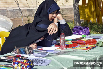 جشن نیکوکاری در مدرسه دالکی‎ شیراز - نقاشی