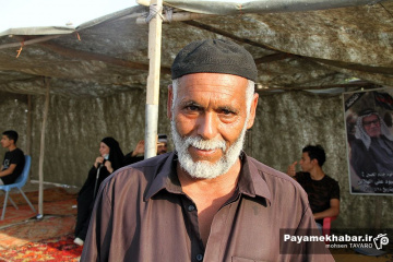 پیاده روی اربعین حسینی - پیرمرد عراقی