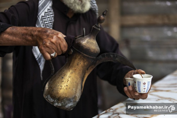 پیاده روی اربعین حسینی در طریق العلما - قهوه