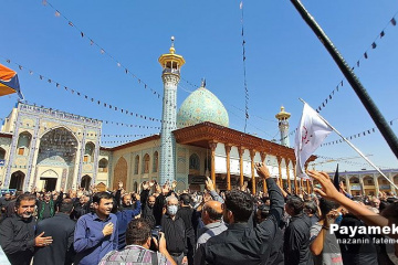 عزاداری اربعین حسینی در شیراز - حرم مطهر حضرت شاهچراغ (ع)