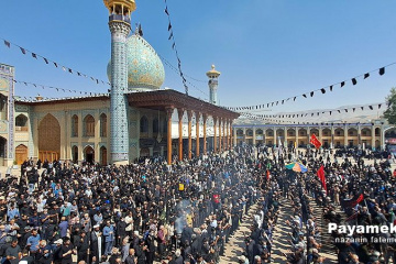 عزاداری اربعین حسینی در شیراز - حرم مطهر حضرت شاهچراغ (ع)