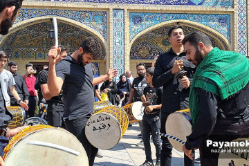عزاداری اربعین حسینی در شیراز - سنج و دمام