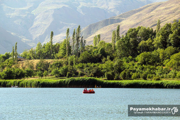 طبیعت زیبای دریاچه اوان قزوین