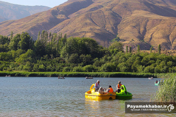 طبیعت زیبای دریاچه اوان قزوین