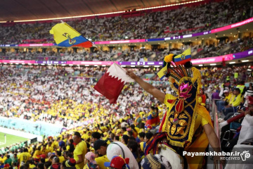 دیدار اکوادور - قطر از بازی های جام جهانی 2022 قطر - تماشاگران اکوادور