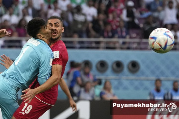 دیدار ایران - انگلیس از بازی های جام جهانی 2022 قطر - لحظه مصدومیت بیرانوند