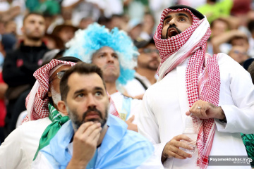 دیدار آرژانتین - عربستان از بازی های جام جهانی 2022 قطر - تماشاگران عربستان