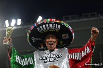 دیدار لهستان - مکزیک از بازی های جام جهانی 2022 قطر - تماشاگران مکزیک