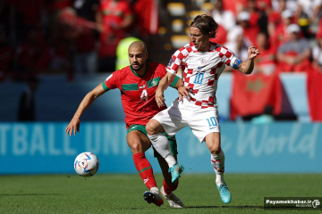 دیدار مراکش - کرواسی از بازی های جام جهانی 2022 قطر