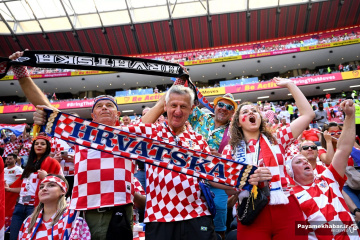 دیدار مراکش - کرواسی از بازی های جام جهانی 2022 قطر - تماشاگران کرواسی