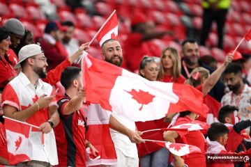 دیدار بلژیک - کانادا از بازی های جام جهانی 2022 قطر - تماشاگران کانادا