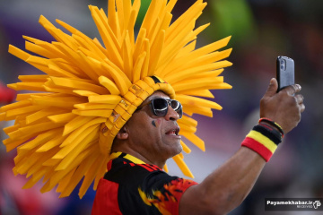 دیدار بلژیک - کانادا از بازی های جام جهانی 2022 قطر - تماشاگران بلژیک