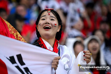 دیدار اروگوئه - کره جنوبی از بازی های جام جهانی 2022 قطر - تماشاگران کره جنوبی