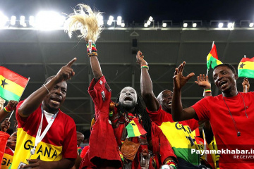 دیدار پرتغال - غنا از بازی های جام جهانی 2022 قطر - تماشاگران غنا