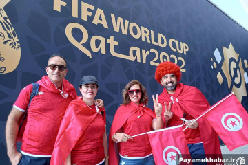 دیدار استرالیا - تونس از بازی های جام جهانی 2022 قطر - تماشاگران تونس