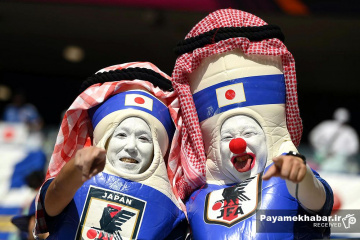دیدار ژاپن - کاستاریکا از بازی های جام جهانی 2022 قطر - تماشاگران ژاپن