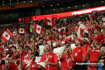 دیدار کرواسی - کانادا از بازی های جام جهانی 2022 قطر - تماشاگران کانادا