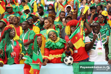 دیدار کامرون - صربستان از بازی های جام جهانی 2022 قطر - تماشاگران کامرون